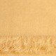 Light yellow pashmina shawl in 2 ply twill