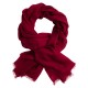 Burgundy pashmina shawl in 2 ply twill