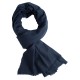 Navy blue cashmere scarf