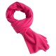 Raspberry red cashmere scarf