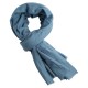 Grey blue cashmere scarf
