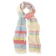 Multi coloured cotton scarf