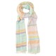 Cotton scarf in pastel tones