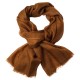 Chocolate brown pashmina shawl in 2 ply twill weave
