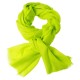 Lime green pashmina stole in 2 ply twill weave