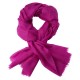 Violet pashmina stole in 2 ply twill weave