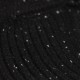 Black flecked cashmere beret
