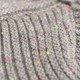 Grey flecked cashmere beret