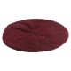 Burgundy flecked cashmere beret