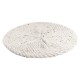 White flecked cashmere beret