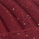 Burgundy flecked rib knitted cashmere hat