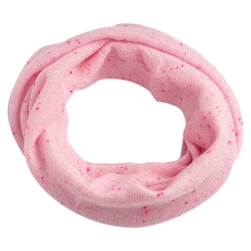 Beautiful soft pink neck warmer in cashmer with flecks