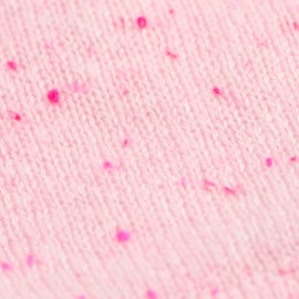 Soft pink flecked cashmere snood