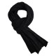 Black flecked cashmere scarf