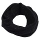 Black flecked cashmere neck warmer