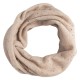 Beige flecked cashmere neck warmer