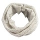White flecked cashmere neck warmer