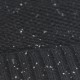 Black flecked cashmere beanie