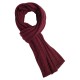 Burgundy flecked cashmere scarf