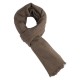 Natural grey brown yak scarf
