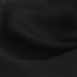 Black pashmina shawl in cashmere and silk