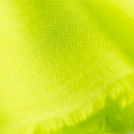 Lime green pashmina stole in diamond weave