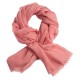 Pink pashmina stole in diamond weave