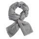 Light grey jacquard pashmina shawl