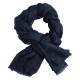 Navy blue jacquard pashmina shawl